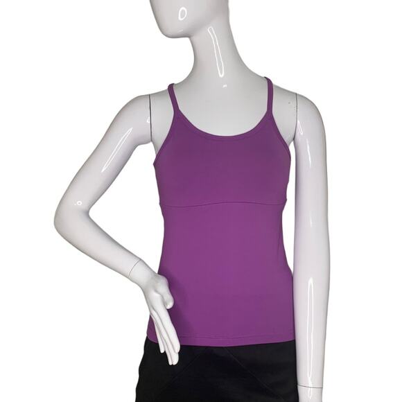 Zobha Tops - Zobha yoga tank top spaghetti strap size 2 Purple Racer Back
